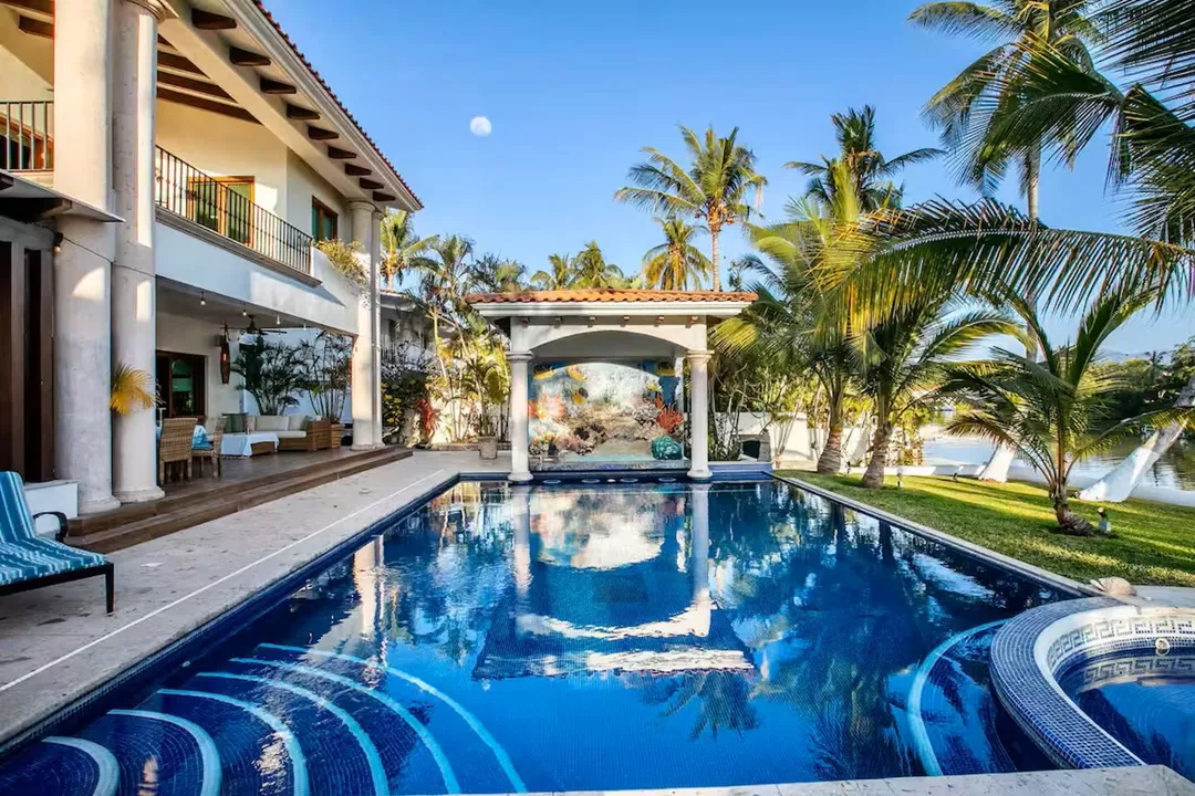 Main pool and covered terrace